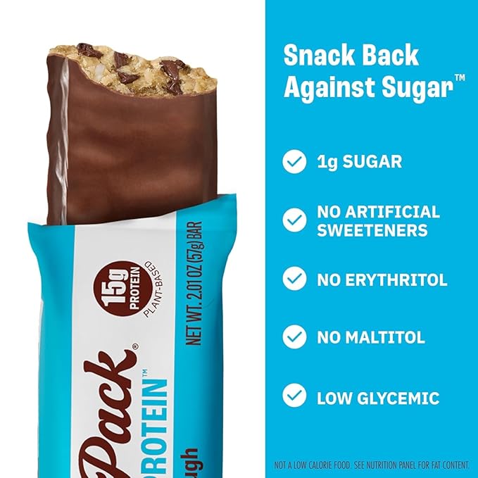 Munk Pack 15g Probiotic Keto Protein Bars - Low Sugar, High Protein -1g Sugar, 4g Net Carbs. Vegan