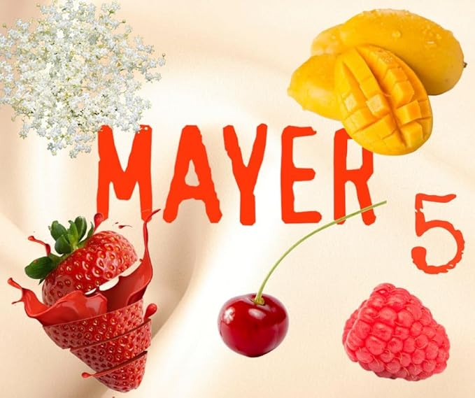 Mayer Hungarian Syrup 5-Flavor Variety Pack ??Award-Winning Artisan Fruit Syrups (Raspberry, Mango