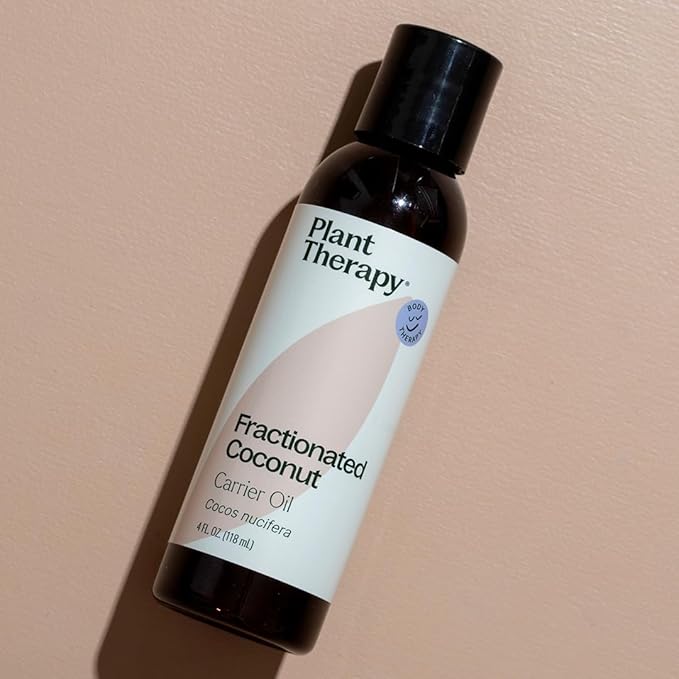 Plant Therapy Fractionated Coconut Oil for Skin, Hair, Body, Diluted Essential Oils, 100% Pure