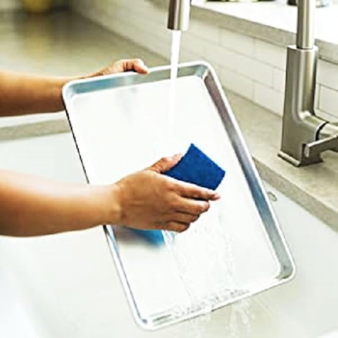KITCHENATICS Jelly Roll Size Baking Sheet Pans, Premium Quality Aluminum Cookie Sheets for Roasting
