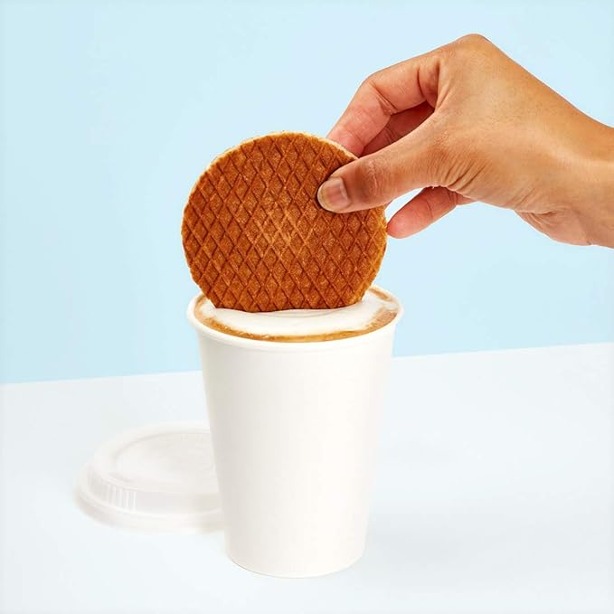 Rip Van Wafels Honey & Oats Stroopwafels - Healthy Snacks - Non GMO Snack - Keto Friendly - Office