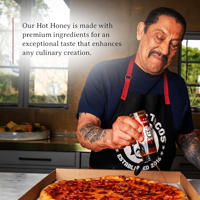 Trejo's Tacos Hot Honey | Sweet and Spicy Honey Hot Sauce | Infused with Chili Pepper Extract |