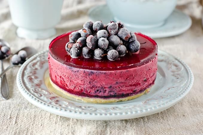 A Blend Above Blueberry Blue No Bake Dessert Mix - All Natural, Gluten Free, No MSG - Instant