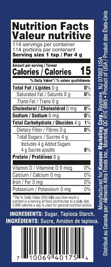 Gefen Confectioners Sugar, 16oz in Resealable Container | Powdered Sugar (2 Pack = 2 lbs) Corn Free