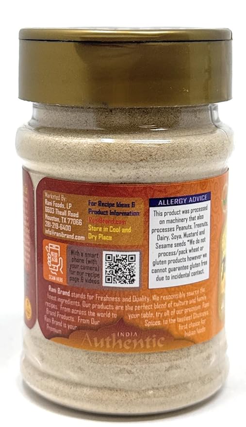 Rani Pani Puri Masala (14-Spice Blend for Indian Spicy Water) 4.2oz (120g) PET Jar ~ All Natural |