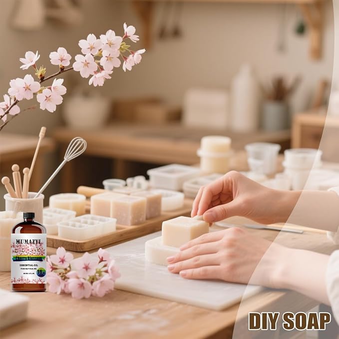 Cherry Blossom Essential Oil, Cherry Blossom Oil 16 Fl Oz 480ML for Diffuser Humidifier Yoga
