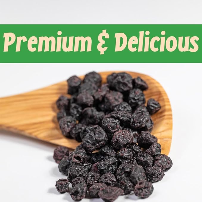 Sincerely Nuts Dried Blueberries (1 LB) Gluten-Free, Vegan & Kosher Snack - Fresh from USA - Bulk