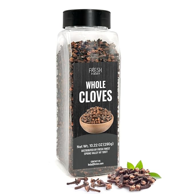 Fresh Finest Cloves Whole 10.22oz - Premium Quality Whole Cloves - All-Natural, Non-GMO