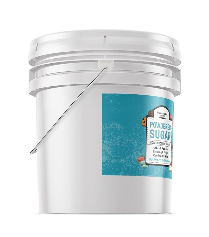 Unpretentious Powdered Sugar, Confectioners Sugar, For Baking, Candy Making, Desserts (272 Ounces)