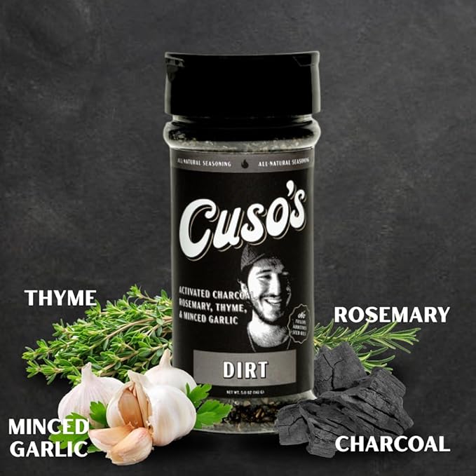 Cuso’s Dirt® BBQ Seasoning - Dirt Rub - Bold Steak & Brisket Seasoning for Smoking - Dry Rub for