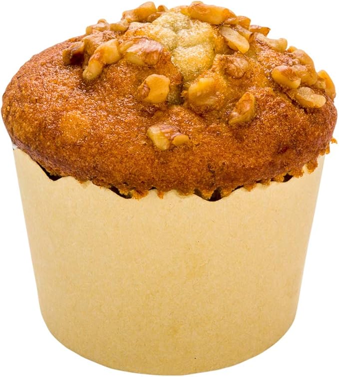 Restaurantware Panificio Premium 6 oz Kraft Paper Classic Baking Cup: Paper Baking Cups Perfect for