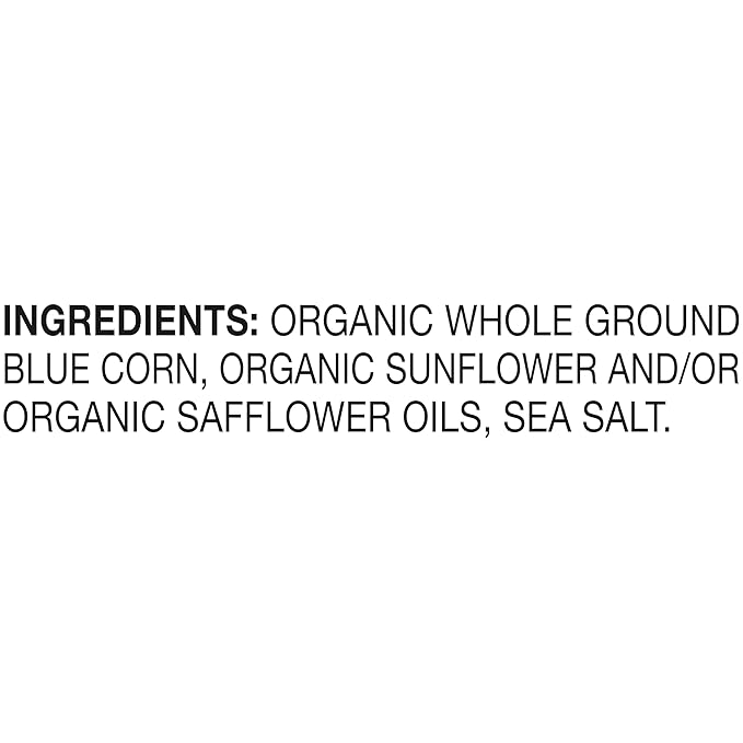 Late July Blue Corn Dippers Organic Tortilla Chips, 7.4 Oz Bag