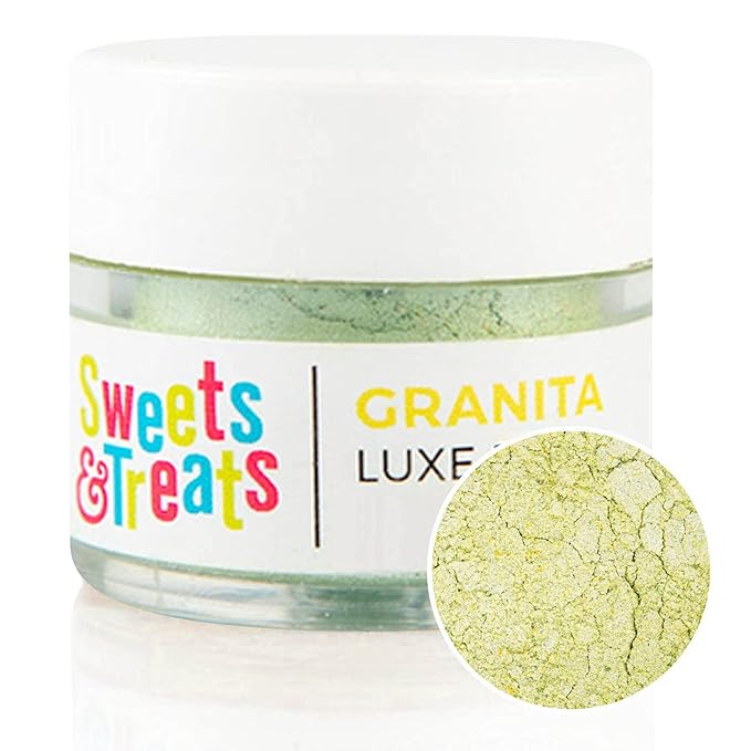 Luster Dust Edible Cake Decorations, Edible Luster Dust for Cakes, Lime Green Edible Luster Dust