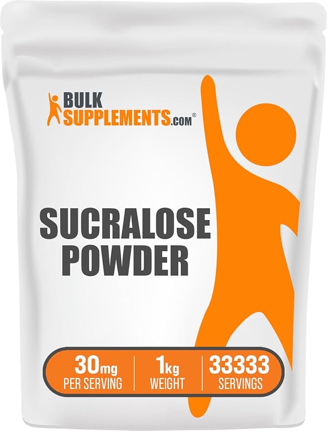 BulkSupplements.com Sucralose Powder - Sucralose Sweetener, Sugar Substitute for Baking - Zero