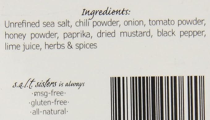 s.a.l.t. sisters Taco Tex-Mex Rub & Seasoning | All-Natural, Gluten Free, MSG Free, Non-GMO | Dry &