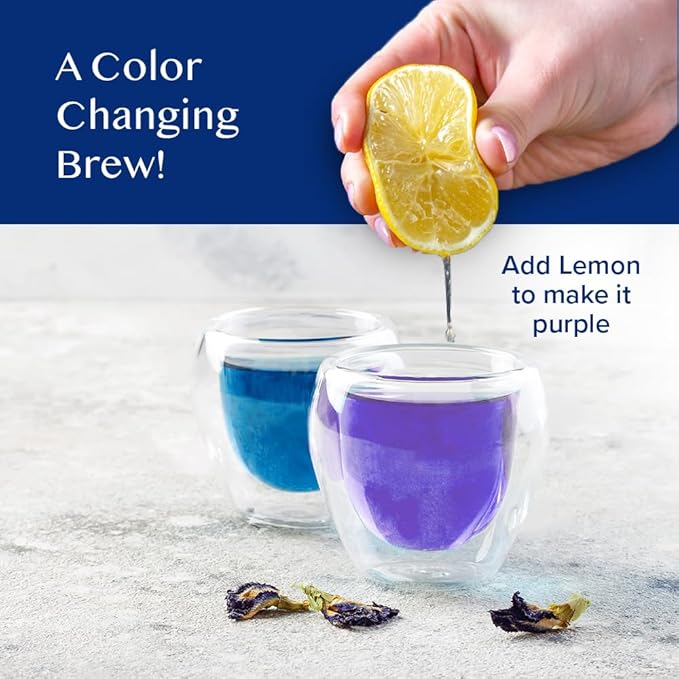 VAHDAM, Butterfly Pea Flower Tea (1.76oz) 100+ Cups | Delicate & Earthy | Vacuum Sealed for