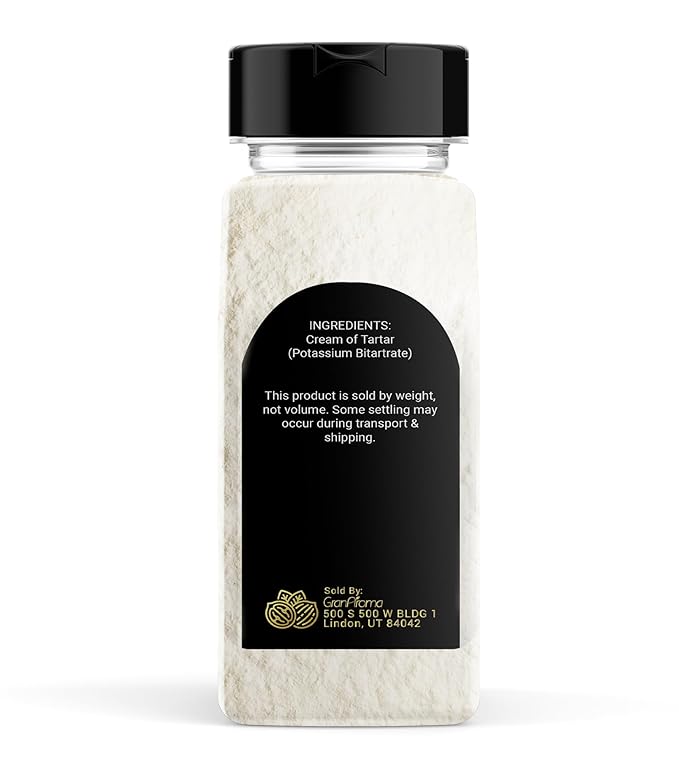 GranAroma Cream of Tartar, Kitchen Staple, Cakes & Cookies, Stabilizing Agent (1 Pound)