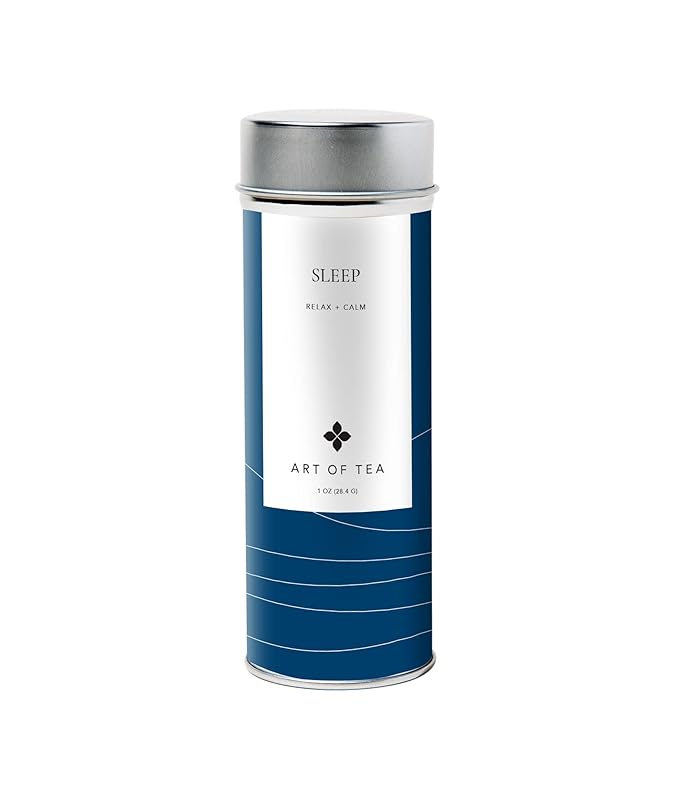 Art of Tea | Organic Sleep 1oz (Chamomile, Spearmint, Valerian Tea) | Wellness Loose Leaf Artisan