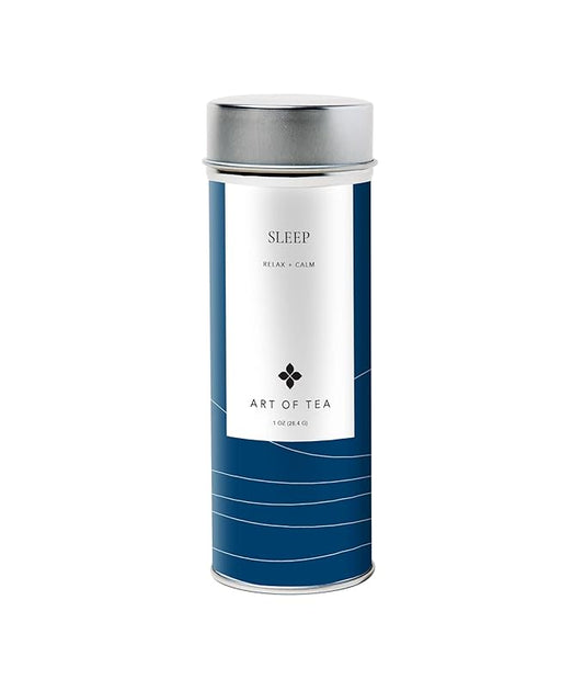 Art of Tea | Organic Sleep 1oz (Chamomile, Spearmint, Valerian Tea) | Wellness Loose Leaf Artisan