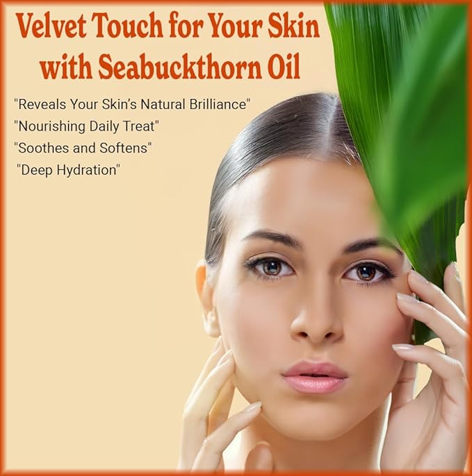 Natural Born Oils 4oz Sea Buckthorn Oil, 100% Pure and Natural, Organic, Cold-pressed, Unrefined