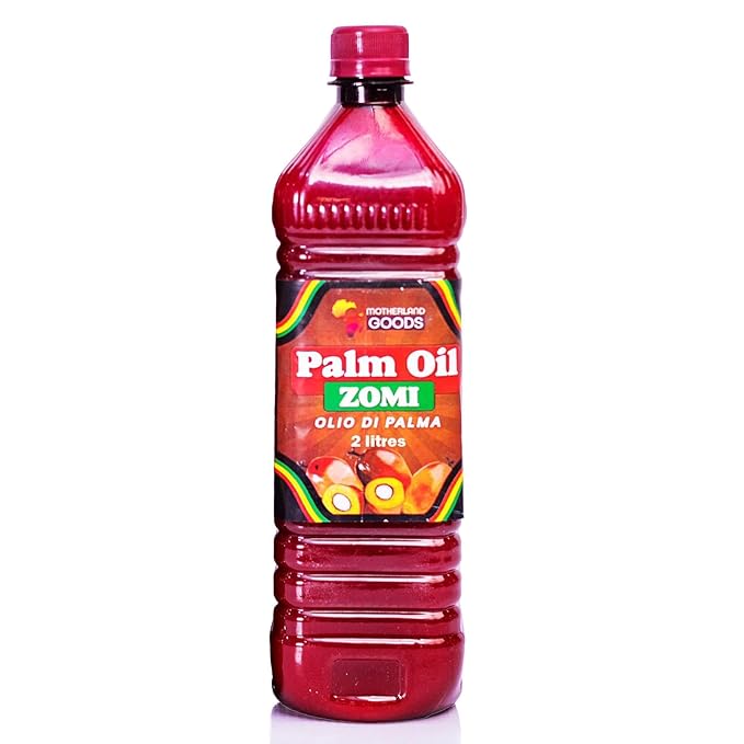MOTHERLAND GOODS Zomi Palm Oil ??2 Liters of Premium Vegetable Oil ??Ultimate Organic Oil for