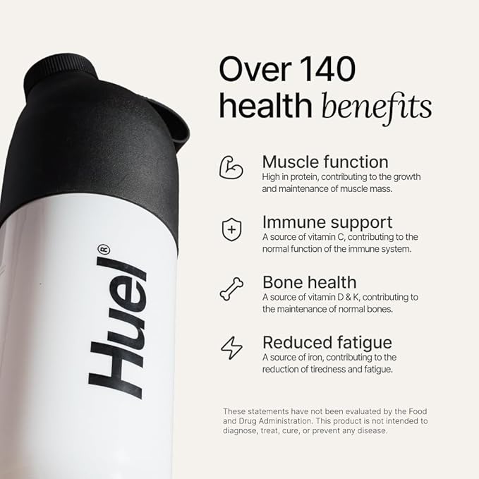 Huel Vegan Protein Powder | Vanilla | Complete Nutrition | 20g Protein Powder | 100% Plant-Based |