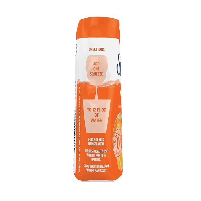 SPLENDA Liquid Water Enhancer Drops, Sugar Free, Zero Calorie, Natural Flavor, Concentrated Drink