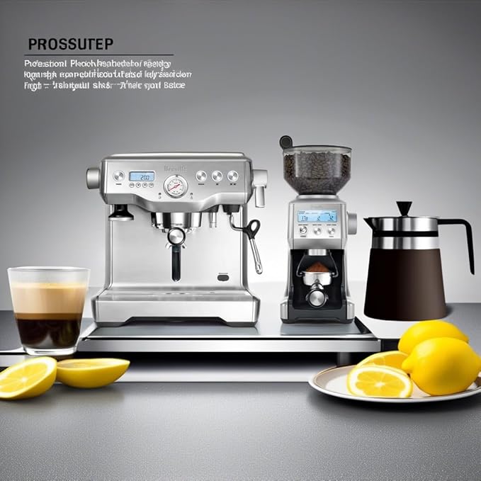 Breville Dynamic Duo Dual Boiler Espresso Machine and Smart Grinder Pro Package, Stainless Steel