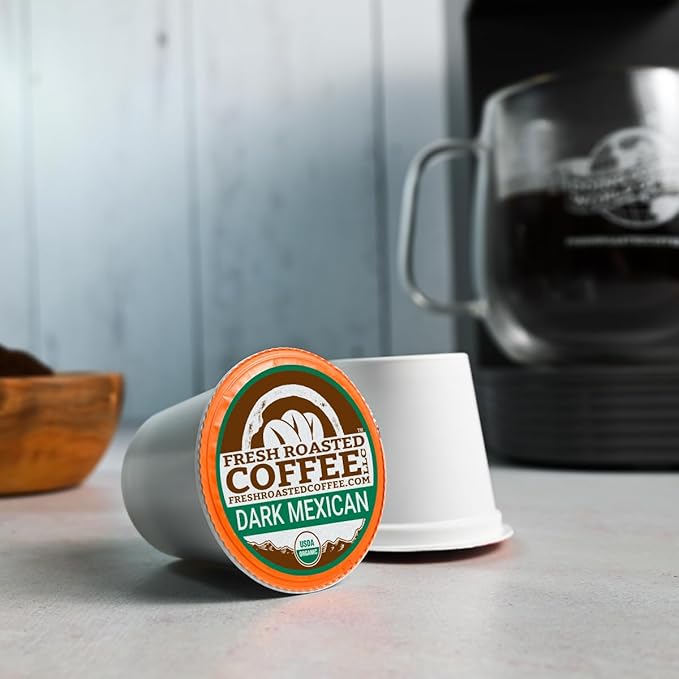 Fresh Roasted Coffee, Organic Dark Mexican | Mold & Myco 3rd Party Tested, USDA Organic, Kosher |