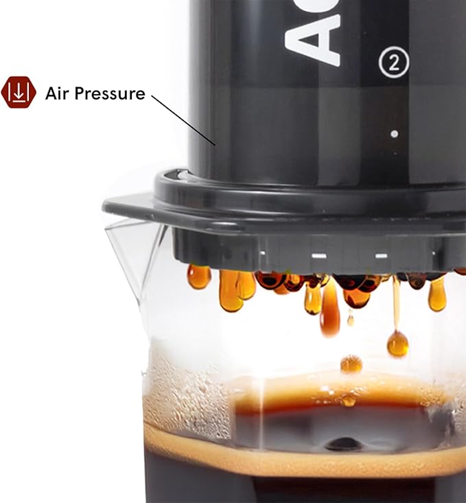 AeroPress Original XL Coffee Press – 3 in 1 brew method combines French Press, Pourover, Espresso.