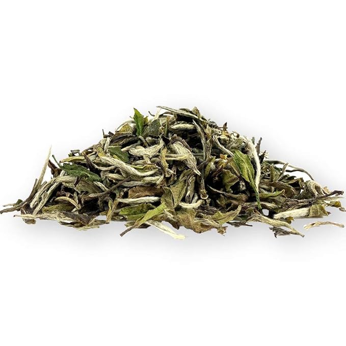TIAN HU SHAN Premium White Tea Loose Leaf, Original Bai Mu Dan with a Light & Fresh Delicate