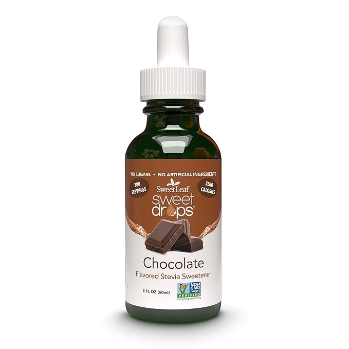 SweetLeaf Sweet Drops- Flavored Stevia Liquid Sweetener, Organic Stevia Extract, Zero Calories