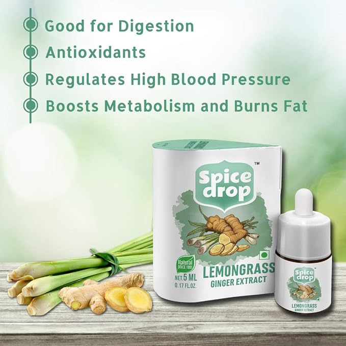 Spice Drop Variety Combo Pack Of 7 |Chai Masala, Cardamom, Ginger, Lemongrass, Cinnamon, Clove, And