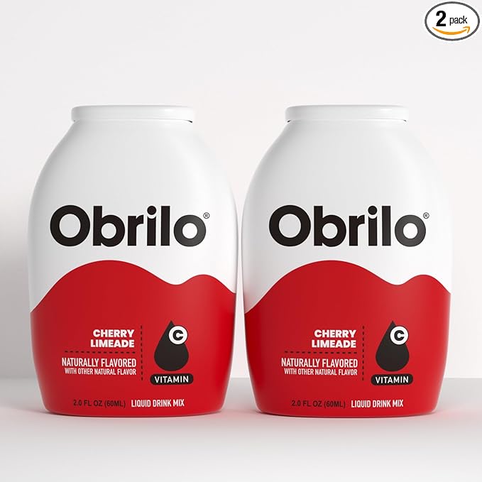 Obrilo Water Enhancer Liquid Flavoring Drops - ZERO Sugar/Calorie, Dye Free, Naturally Flavored