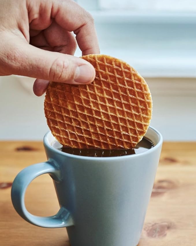 Rip Van Wafels Honey & Oats Stroopwafels - Healthy Snacks - Non GMO Snack - Keto Friendly - Office