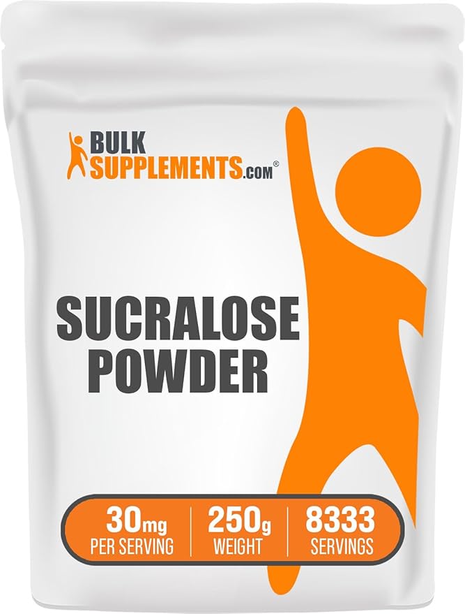 BulkSupplements.com Sucralose Powder - Sucralose Sweetener, Sugar Substitute for Baking - Zero