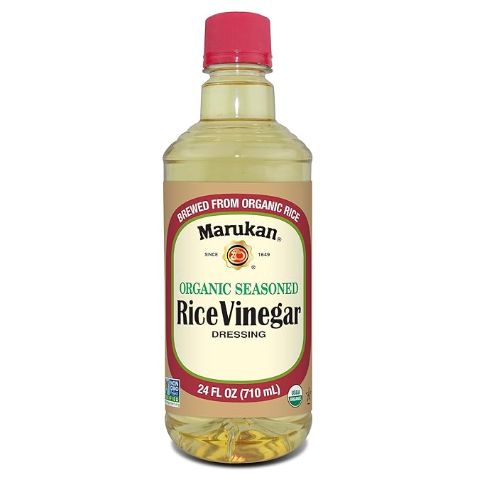 Marukan Organic Seasoned Rice Vinegar for Sushi & Cooking, USDA Organic, Marukan Rice Vinegar (24