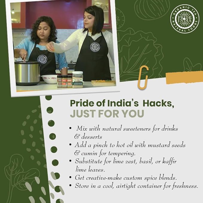Pride of India – Curry Leaf Ground – Fresh Aroma/Distinct taste – No GMO/No Artificial Color