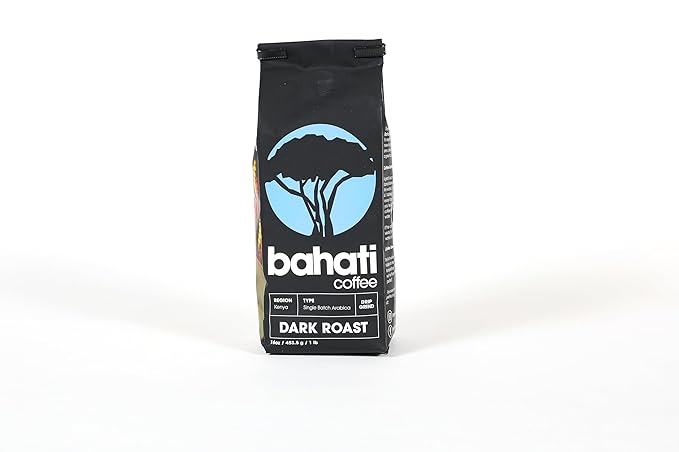 Kenya AA Grade Roasted Arabica Coffee Beans from Kenyan Highlands - 100% Pure Arabica Coffee
