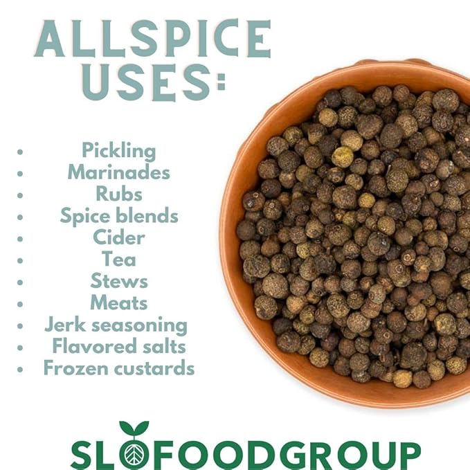 Slofoodgroup Allspice Berries Whole for Cooking, Pimento Berries from Guatamela - 16 oz