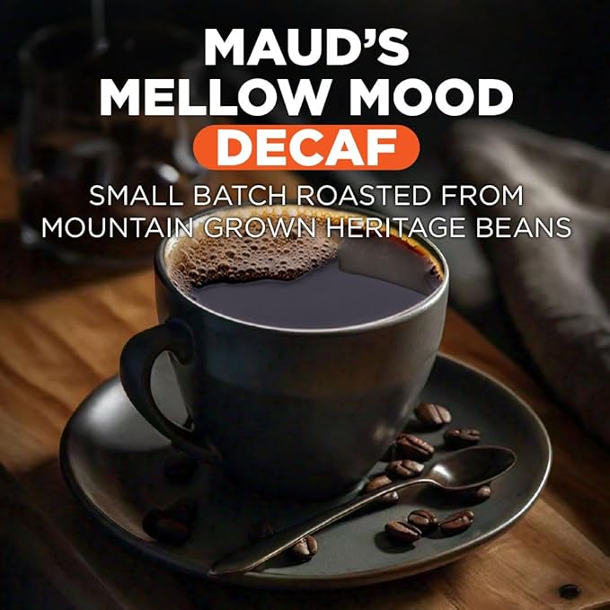 Maud's Decaf Medium Roast Coffee Pods, 18 ct, Decaffeinated Coffee in Recyclable Single Serve Pods