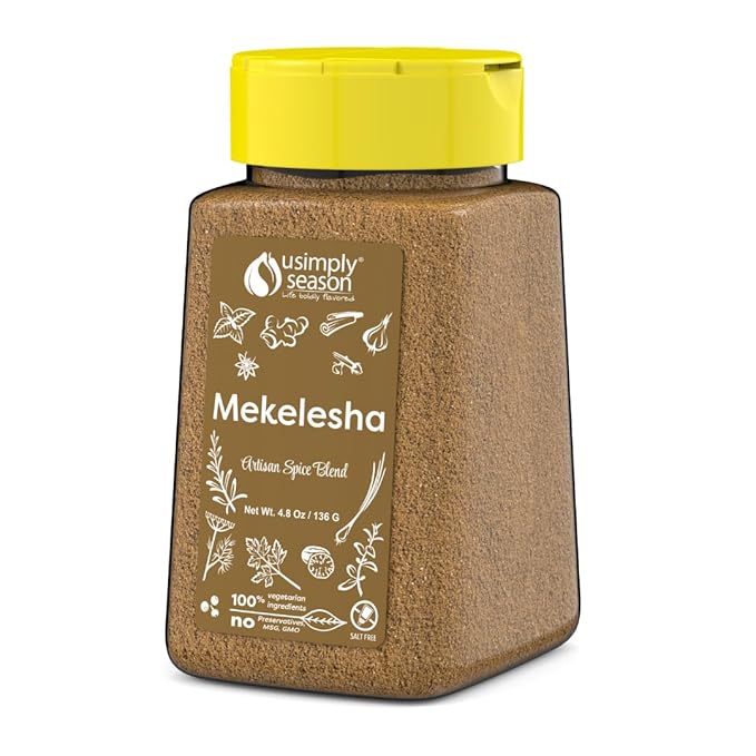 USimplySeason Mekelesha Spice, 4.8oz - Ethiopian Inspired Finishing Spice, Aromatic and Flavorful