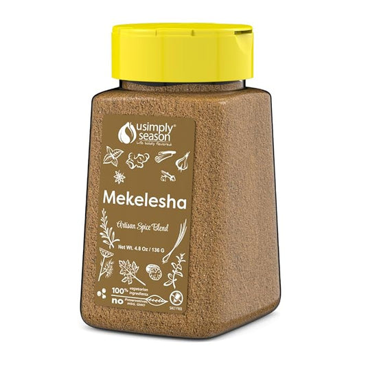 USimplySeason Mekelesha Spice, 4.8oz - Ethiopian Inspired Finishing Spice, Aromatic and Flavorful