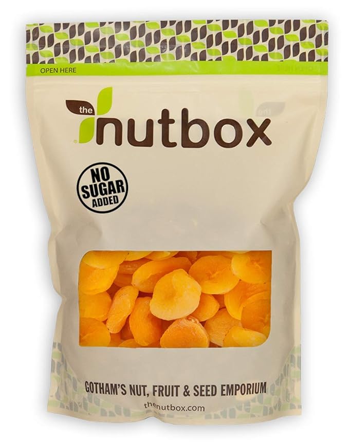Nutbox | Dried Apricots Turkish | 2 pounds (32 ounces), No Added Sugar, Naturally Sweet, Gluten