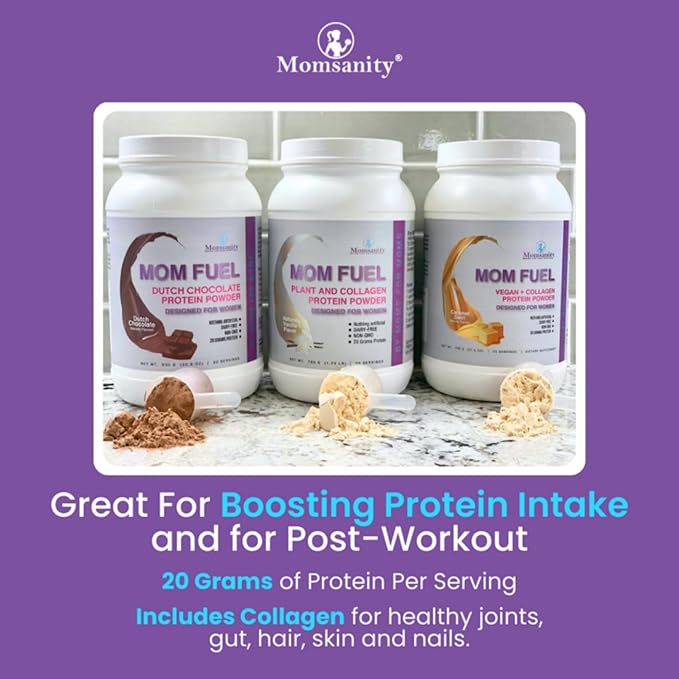 Dairy-Free Meal Replacement Protein Powder for Women - Plant & Collagen Protein Blend | 20g Protein