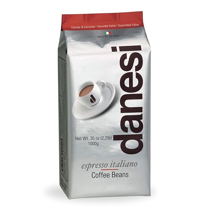 Danesi Caffe Italian Whole Coffee Beans - Espresso Coffee Beans and Medium Roast Whole Bean