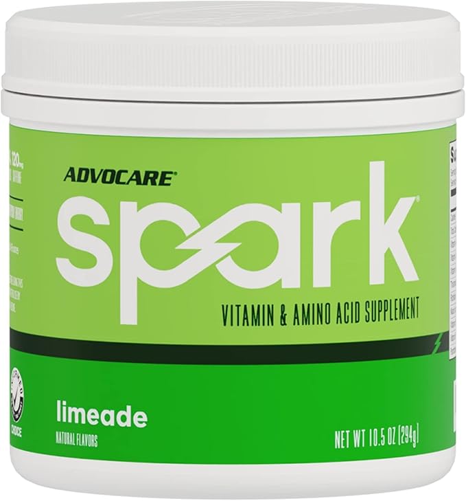 AdvoCare Spark Vitamin & Amino Acid Supplement - Focus & Energy Drink Powder Mix with Vitamin A
