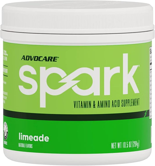 AdvoCare Spark Vitamin & Amino Acid Supplement - Focus & Energy Drink Powder Mix with Vitamin A