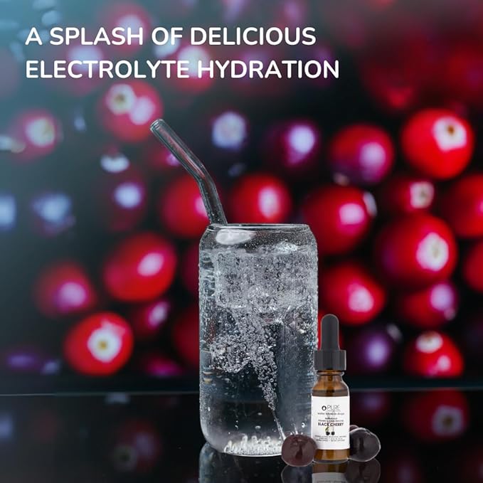 Pure Inventions - Black Cherry Water Infusion Drops - Antioxidants, Vitamin C & Electrolytes