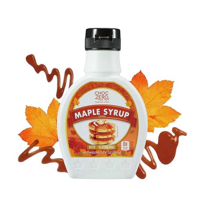 ChocZero Maple Syrup, Sugar Free, Low Carb, Sugar Alcohol Free, Gluten Free, No Preservatives